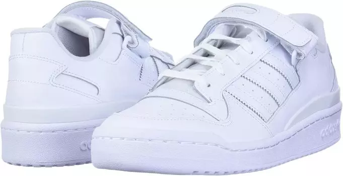Кроссовки Forum Low adidas, цвет Footwear White/Footwear White/Footwear White