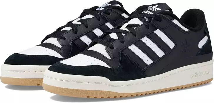 Кроссовки Forum Low Cl adidas, цвет Black/White/Cream White