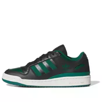 Кроссовки forum low cl 'green black' Adidas, зеленый