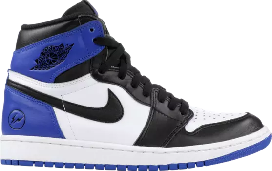 Кроссовки Fragment Design x Air Jordan 1 Retro High OG Friends and Family, синий