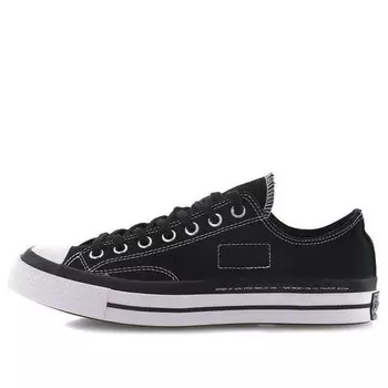 Кроссовки fragment design x moncler x chuck 70 low 'black' Converse, черный