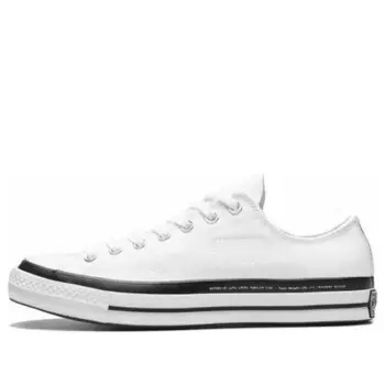 Кроссовки fragment design x moncler x chuck 70 low 'white' Converse, белый