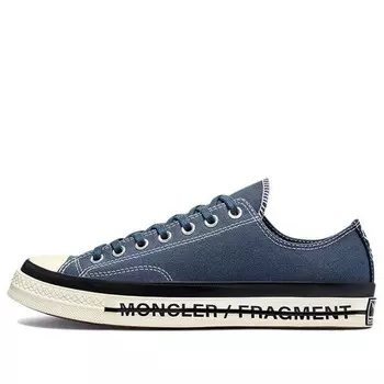Кроссовки fragment design x moncler x chuck 70 low 'insignia blue' Converse, синий
