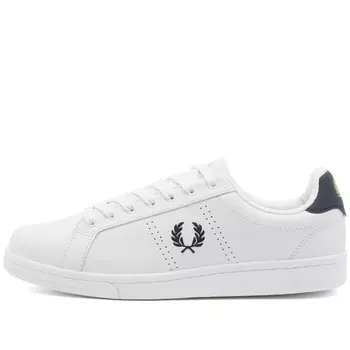 Кроссовки Fred Perry B721 Leather, белый/темно-синий
