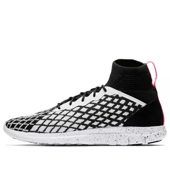 Кроссовки free hypervenom 3 fc flyknit 'black white' Nike, черный