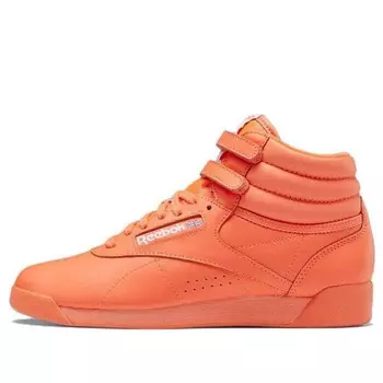Кроссовки freestyle hi 'orange flare' Reebok, оранжевый