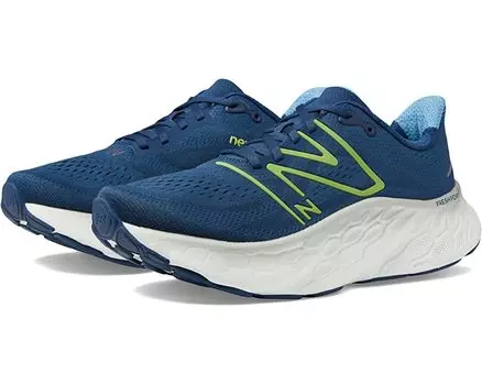 Кроссовки New Balance Fresh Foam X More v4, синий/зеленый