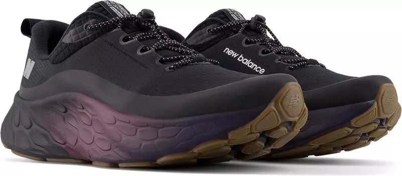 Кроссовки Fresh Foam X More v4 Permafrost New Balance, цвет Black/NB Burgundy