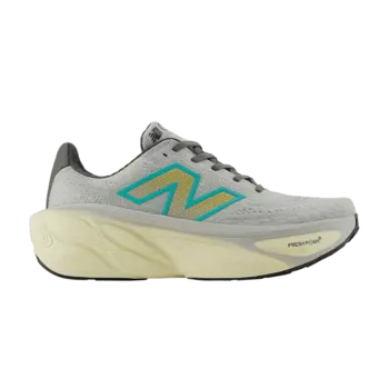 Кроссовки Fresh Foam X More v5 2E Wide 'Brighton Grey Cyber Jade', серый