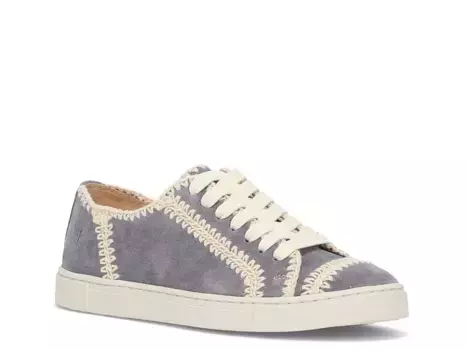 Кроссовки Frye Ivy Crochet, пепельно-голубая замша