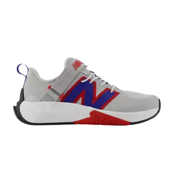 Кроссовки FuelCell Play Bungee Lace Top Strap Little Kid 'Raincloud Royal Red', серый