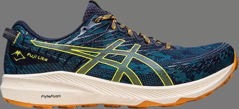Кроссовки fuji lite 3 'ink teal golden yellow' Asics, синий