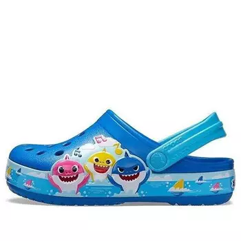 Кроссовки fun lab baby shark band clog 'blue' Crocs, синий