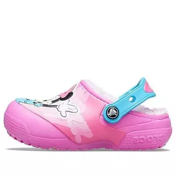 Кроссовки fun lab disney minnie lined clogs 'pink blue' Crocs, розовый