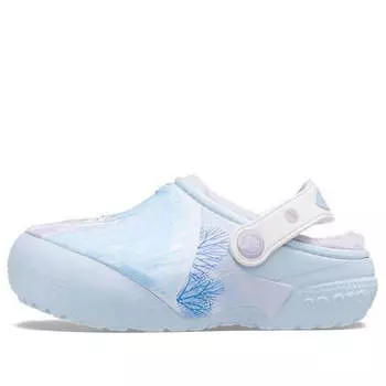 Кроссовки fun lab lined disney frozen ii clogs 'sky blue' Crocs, синий