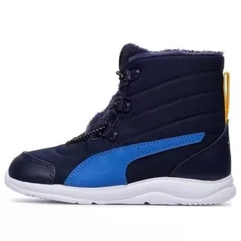 Кроссовки fun racer boot ac navy Puma, синий