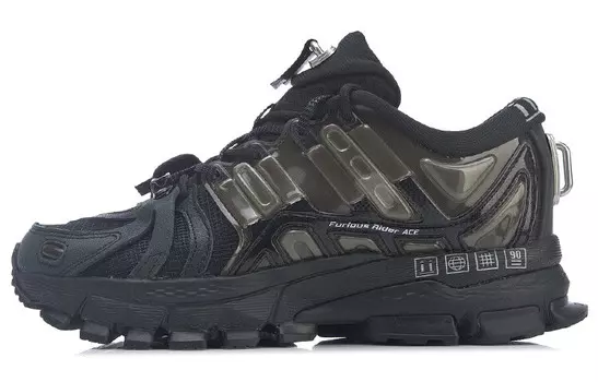 Кроссовки Furious Rider ACE 1.5 Lifestyle женские с низким верхом черного цвета Lining