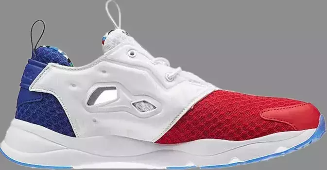 Кроссовки furylite bf 'white scarlet' Reebok, белый