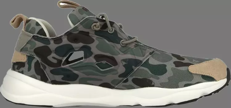 Кроссовки furylite camo Reebok, зеленый