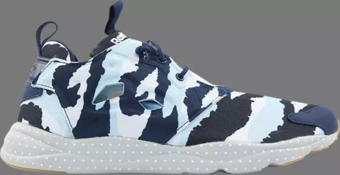 Кроссовки furylite gm 'cloud pack - blue camo' Reebok, синий