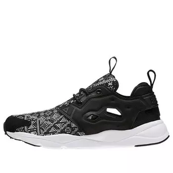 Кроссовки furylite gt running shoes black/white/grey Reebok, черный