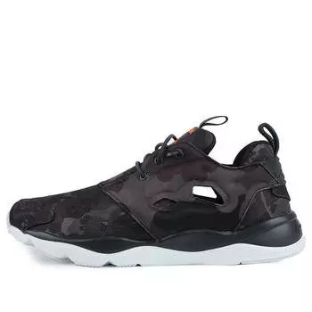 Кроссовки furylite jacquard shoes/ black gray Reebok, черный