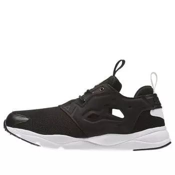 Кроссовки furylite mesh running shoes black Reebok, черный