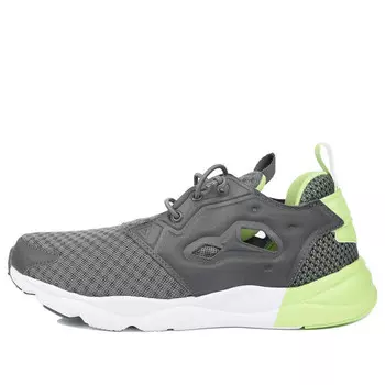 Кроссовки furylite pop 'grey green' Reebok, серый