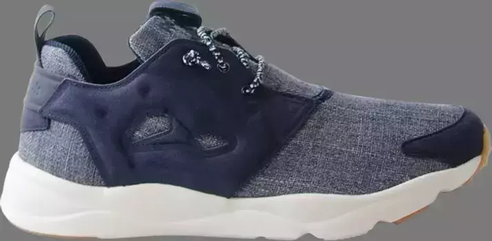 Кроссовки furylite refine 'collegiate navy' Reebok, синий