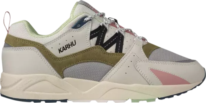 Кроссовки Fusion 2.0 Lily White Green Moss, белый