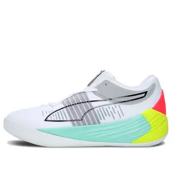Кроссовки fusion nitro 'white eggshell blue' Puma, белый