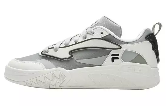 Кроссовки Fusion Skateboard Shoes Men Low-top White/Grey Fila Fusion