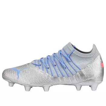 Кроссовки future 1.4 dreamer fg/ag 'silver blue red' Puma, серебряный