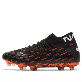 Кроссовки future 6.1 netfit fg ag 'black shocking orange' Puma, черный