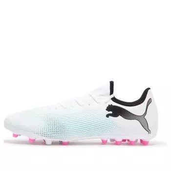 Кроссовки future 7 play mg cleats 'white blue pink' Puma, белый