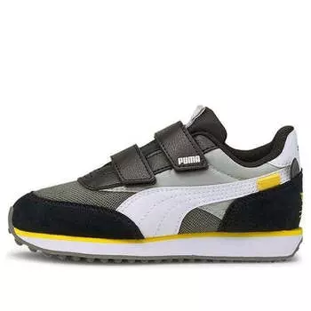 Кроссовки future rider animals running shoes black/white Puma, белый