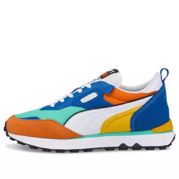 Кроссовки future rider 'future vintage - biscay green orange' Puma, синий