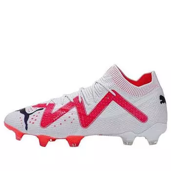 Кроссовки future ultimate fg/ag ' white- black-fire orchid' Puma, черный