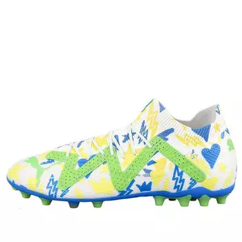 Кроссовки future ultimate x neymar mg 'white blue green lemon meringue' Puma, белый