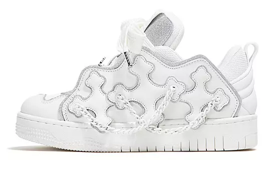 Кроссовки FY SPR Skateboarding Shoes Women's Low-top White, белый