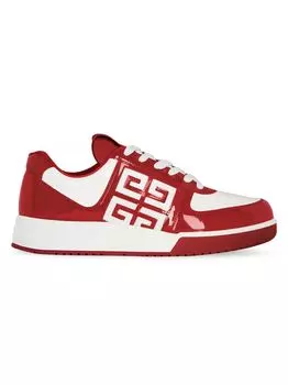 Кроссовки G4 из лакированной кожи Givenchy, красный