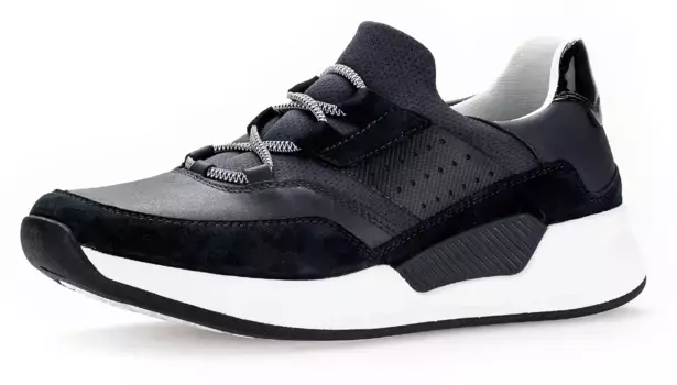 Кроссовки Gabor Rollingsoft Slip-On, удобная обувь, тапочки, повседневная обувь с отделкой металлического цвета, синий
