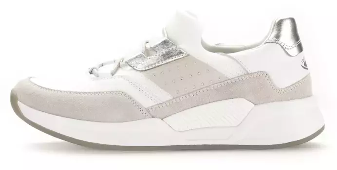 Кроссовки Gabor Rollingsoft Slip-On, удобная обувь, тапочки, повседневная обувь с отделкой металлического цвета, бежевый