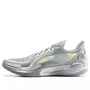 Кроссовки гамма 1 Li-Ning, серебряный