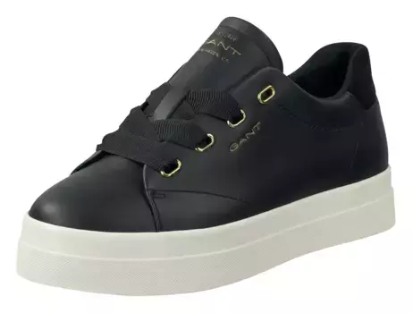 Кроссовки Gant "AVONA", с белой подошвой, повседневная обувь, полуботинки, туфли на шнуровке, черный