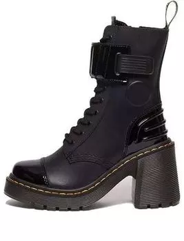 Кроссовки gaya 10-eye alternative leather heeled boots 'black' Dr. Martens, черный