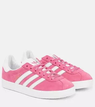 Кроссовки gazelle 85 замшевые Adidas, розовый
