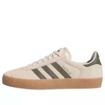 Кроссовки gazelle adv 'ecru tint focus olive' Adidas, экрю