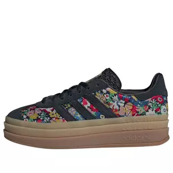 Кроссовки gazelle bold 'liberty london floral embroidery' Adidas, черный
