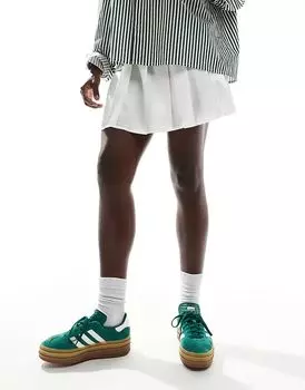 Кроссовки Gazelle Bold зеленого и белого цвета adidas Originals